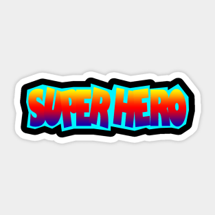 SUPER HERO Sticker